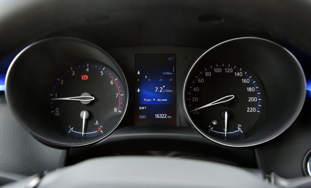 Toyota C-HR zegary