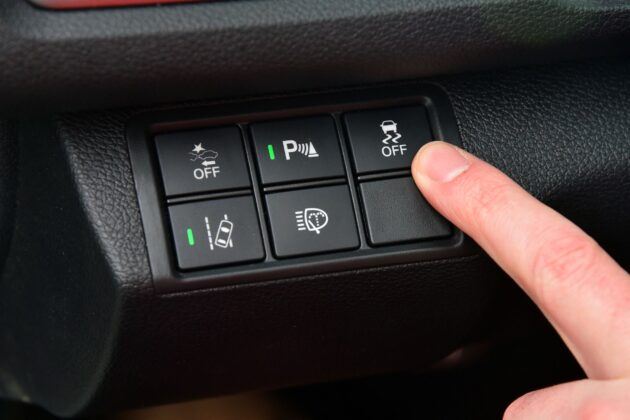 Honda Civic X - przyciski