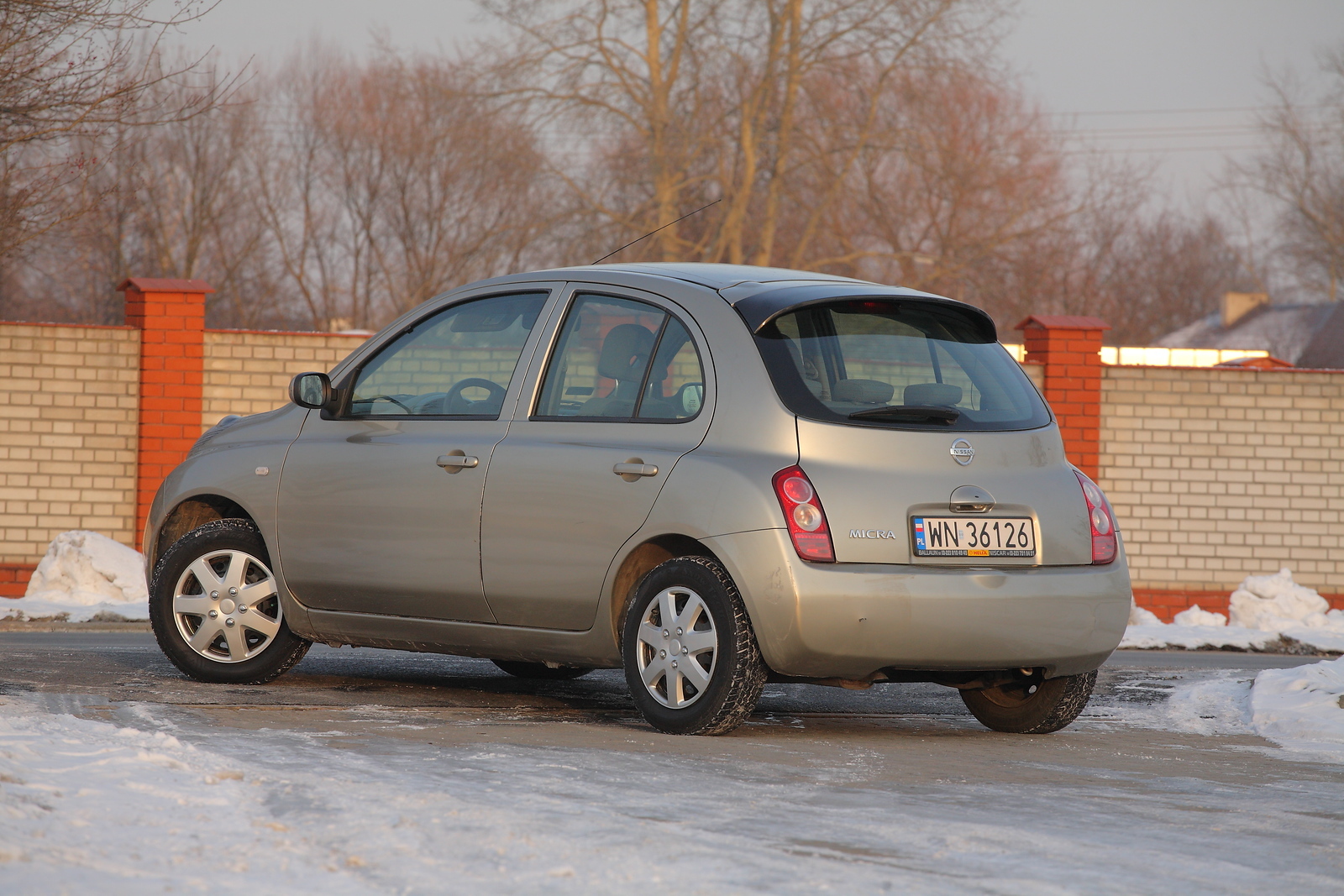 Nissan Micra K12 2003–2010 - żarówki tył